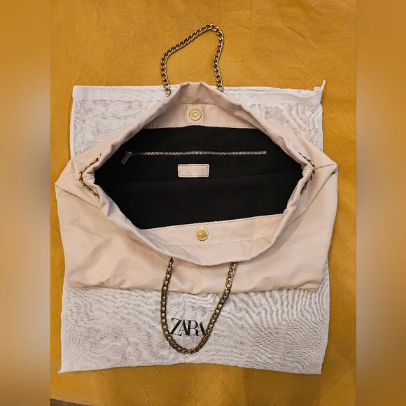 Zara Chain Strap Tote (Cream Colour) - Picture 2 of 9